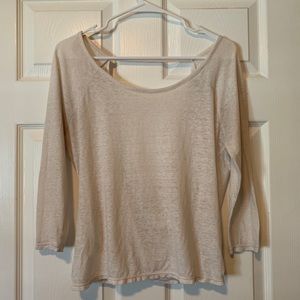 American Eagle open-back quarter-sleeve